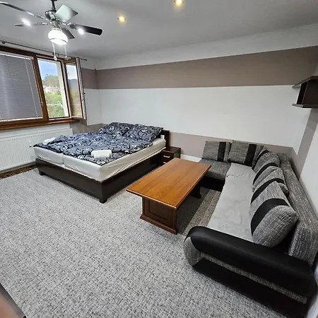 Apartment Wolf Luxusne Priestranne S Vyhladom Na Hory S Bezplatnym Parkovanim Velkou Smart Tv Rychlym Optickym Internetom Priamo V Pb Ticha Lokalita Vsetko Na Blizku Vhodne Pre Rodinu Skupinu Pracovne Cesty Aj Turistiku Plne Vybavena Kuchyn