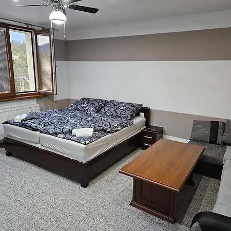 Apartment Wolf Luxusne Priestranne S Vyhladom Na Hory S Bezplatnym Parkovanim Velkou Smart Tv Rychlym Optickym Internetom Priamo V Pb Ticha Lokalita Vsetko Na Blizku Vhodne Pre Rodinu Skupinu Pracovne Cesty Aj Turistiku Plne Vybavena Kuchyn