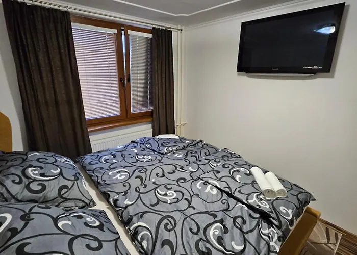 Wolf Luxusne Priestranne S Vyhladom Na Hory S Bezplatnym Parkovanim Velkou Smart Tv Rychlym Optickym Internetom Priamo V Pb Ticha Lokalita Vsetko Na Blizku Vhodne Pre Rodinu Skupinu Pracovne Cesty Aj Turistiku Plne Vybavena Kuchyn Lägenhet *